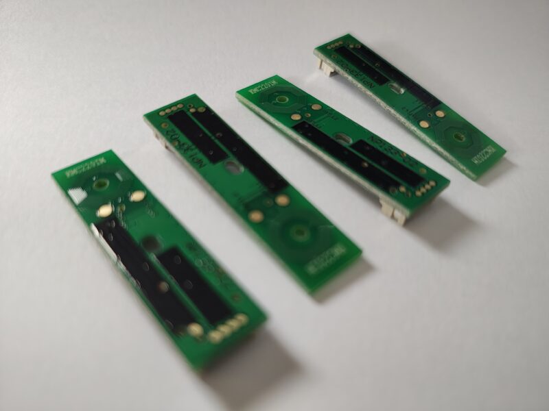 CHIP 4PZAS REVELADORES P/KONICA DV-311/DV-512/DV-612 C220/224/280/284/360/364/452/454/552/652 CMYK - Imagen 2